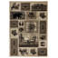 Tapis beige à imprimé animal Keele-482061829