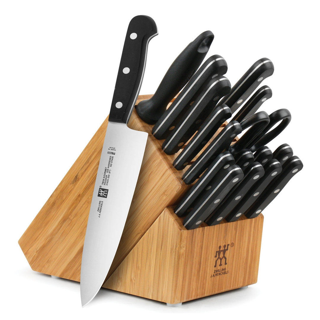 ZWILLING TWIN Gourmet Classic 18-Piece Knife Block Set Hand Crafted In Spain ZWILLING J.A. Henckels