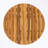 wooden patio table with sturdy legs