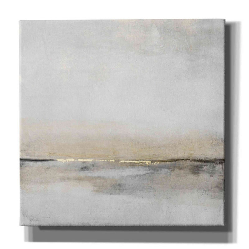 «Horizontal Flow I» par Tim O'toole, art mural sur toile, H 37 po x l 37 po x P 1,5 po