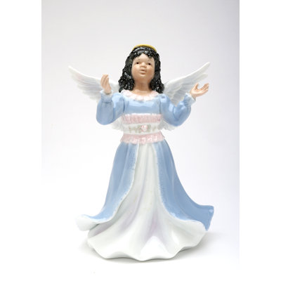 Little African American Angel Girl Night Light