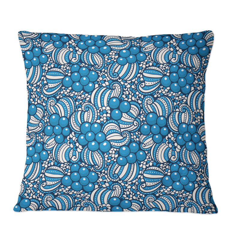 Abstract Throw Pillow, 16" x 16"