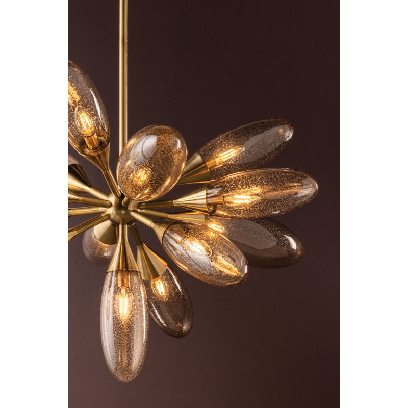 Cordoba Chandelier in Vintage Brass