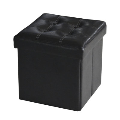 Vegan Leather Storage Cube