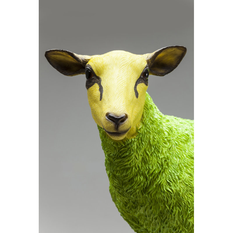 Deco Figurine Sheep, Green