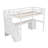 Twin Size Loft Bed Frame with Built-in Desk and Double Storage Drawers-1556007615