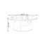 Table basse ronde grise frittée grise + acier inoxydable + bois massif-129105265