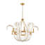 Lustre empire à intensité variable à 4 lumières Yaritza-2123609319