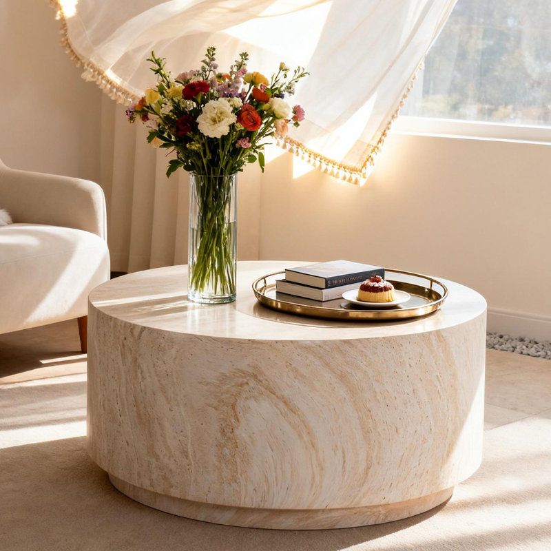 Table basse ronde