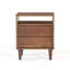 Mid Century Two-Drawer Nightstand-75031820