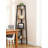 4-Tier Corner Shelf, Industrial Ladder Bookshelf With Metal Frame For Living Room, Bedroom, Home Office And Small Space Storage Display-140851324