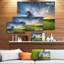 Green Grass Field in Sardinia - Reproduction de photo sur toile tendue-19241987