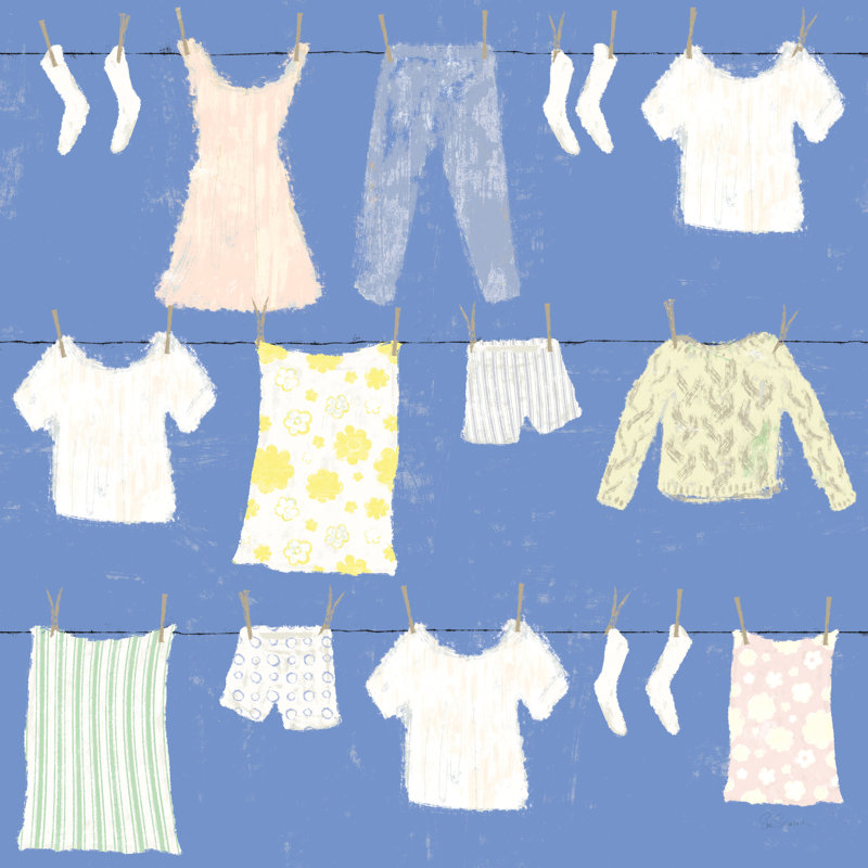 Laundry Rules, H 36 po x l 36 po x P 1,25 po