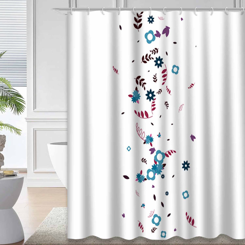 Rideau de douche Floral Spring Summer, L 72 po x l 78 po