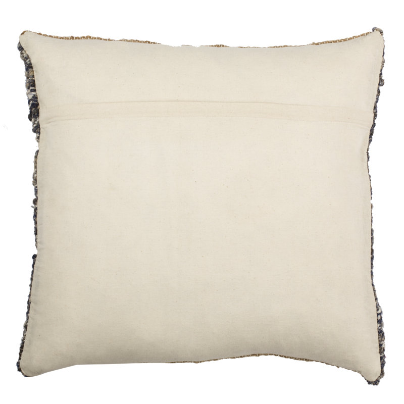 Arden 20'' Pink and Multicolor Wool Throw Pillow