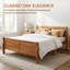 Base de lit en bois massif Serene Haven-85237809-85271519