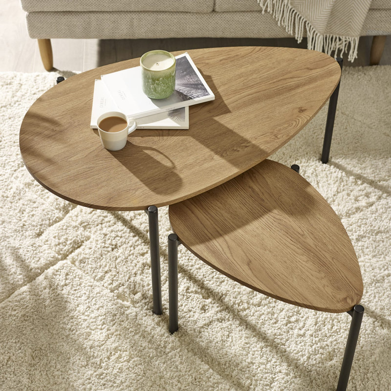 Taniyha Three Leg Coffee Table, Oak