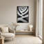 Architecture de rampe en béton en spirale, tableau sur toile noir et blanc-1382967665