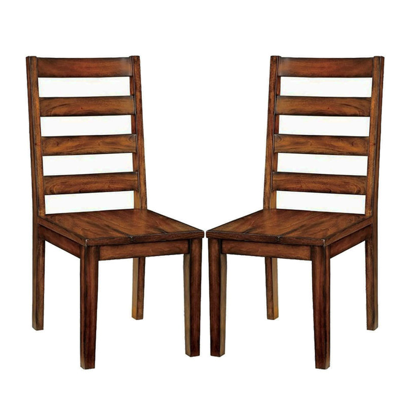 Ensemble de 2 chaises de salle à manger en bois