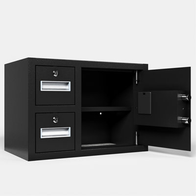 Electronic Keypad Steel Security Safe - 1.85 Cubic Feet, Black. To Theft Attempts. Secure Cash, Jewelry, Id Docs. Advanced Lock, Spacious Storage Area, Effortless Installation And Reliable. Keep Your