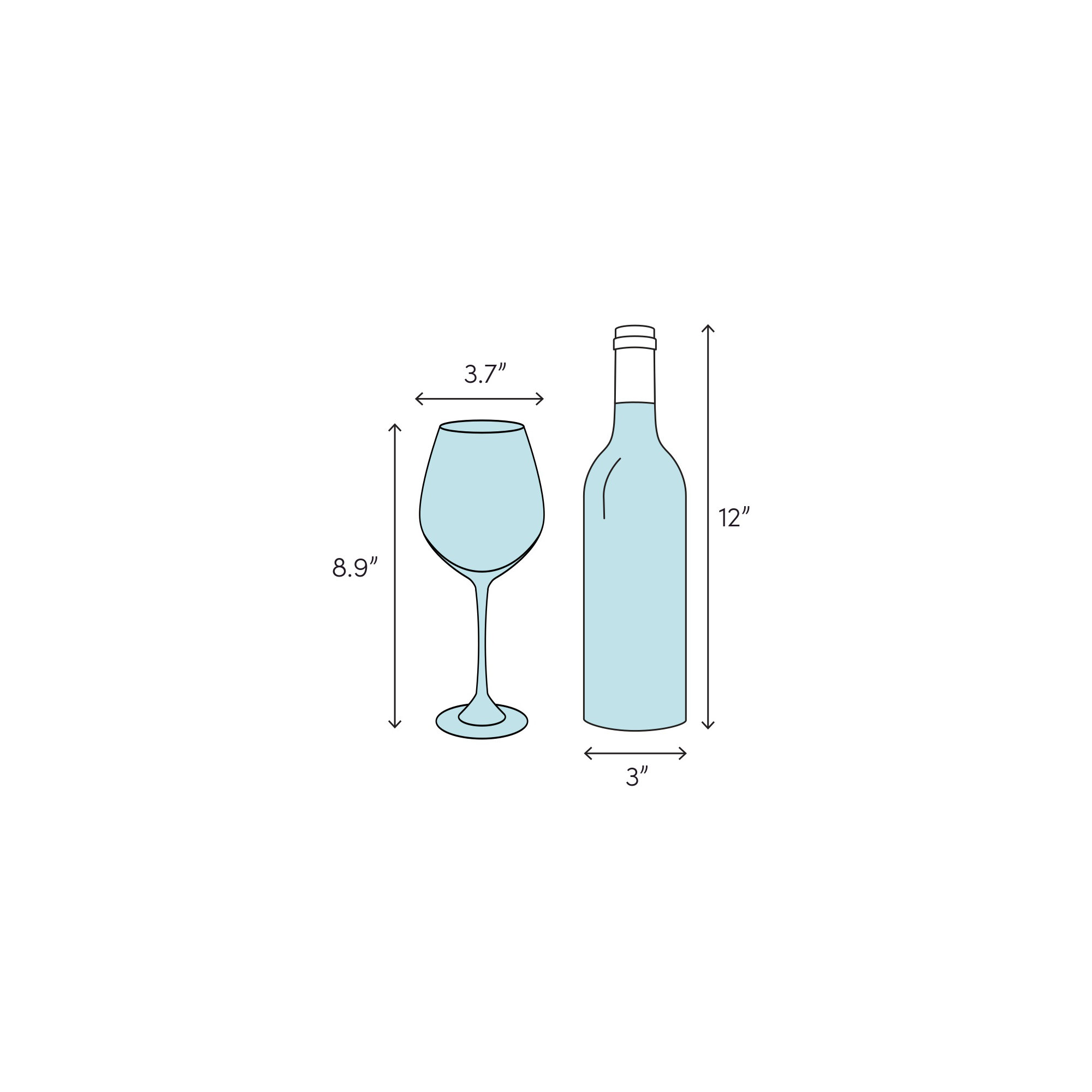 Forte 21 oz. Crystal Red Wine Glass
