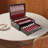 Wooden Silverware Storage Box With Handle