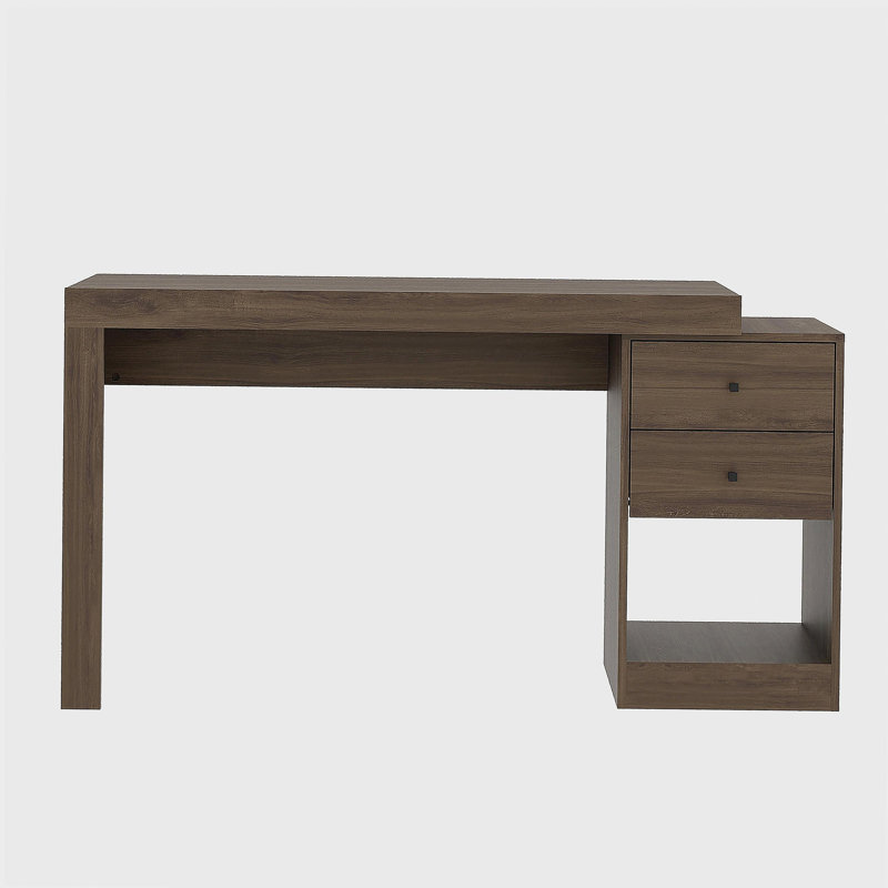 Bureau extensible couleur noyer, Noyer