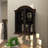 Ollert Wood Distressed 1 Shelf and 2 Door Wall Shelf with Arched Shutter Doors-1373396816