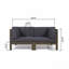 2-Piece Love Seat Set, Beige-405870782