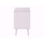 Table d'appoint, table d'appoint, bout, tiroir de rangement, table de chevet, chambre à coucher, salon, stratifié, moderne, contemporain-1337224679