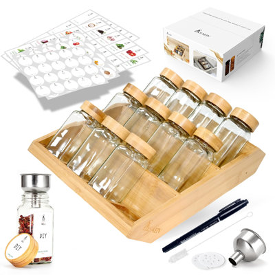 Spice Jar & Rack Set