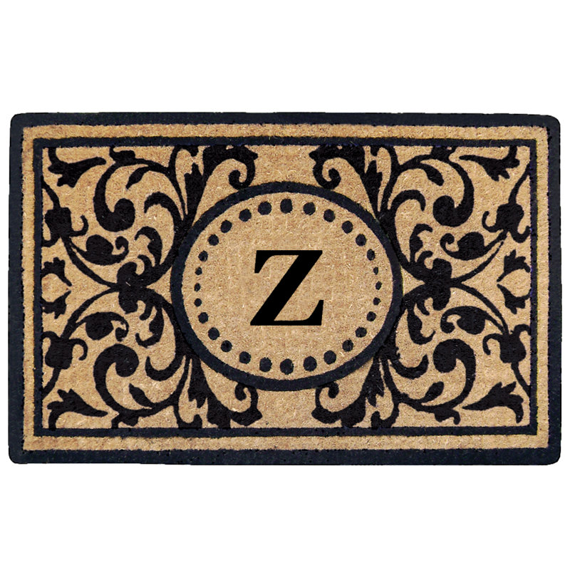 Osborne Non-Slip Floral Outdoor Doormat, Z