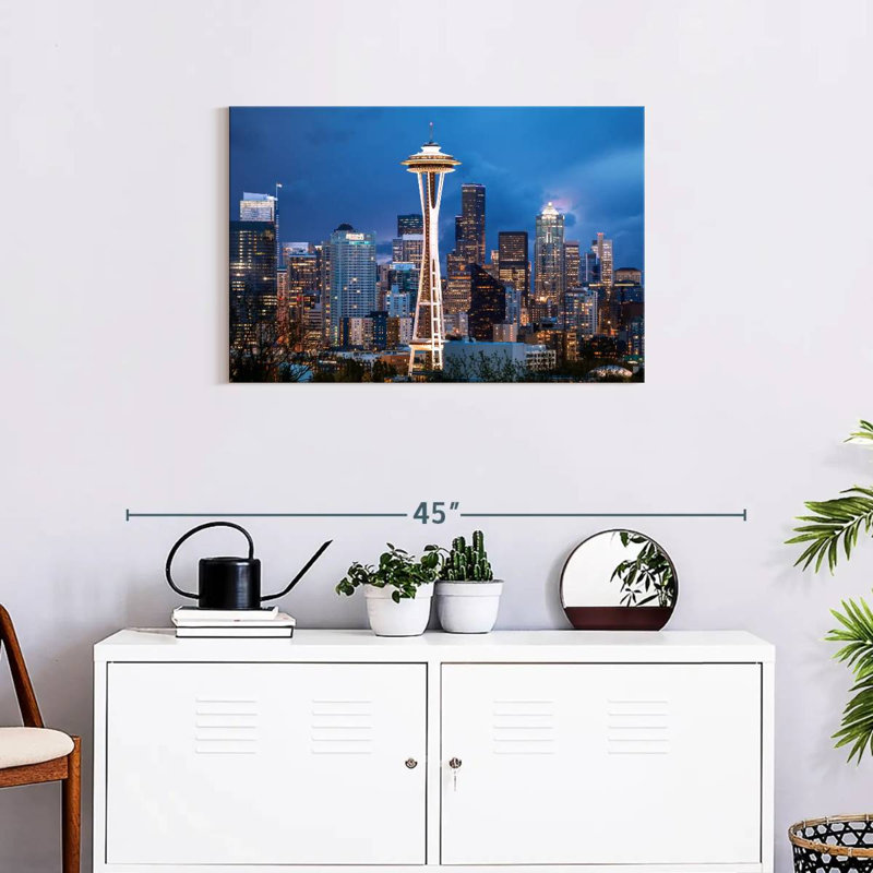 Kavia Space Needle, Seattle, H 20 po x l 30 po