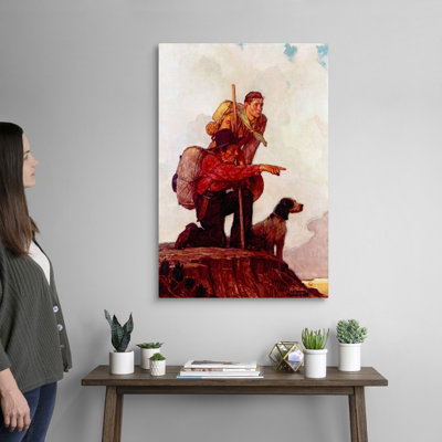 Norman Rockwell " A Scout Is Loyal " by Norman Rockwell Painting Print
