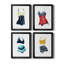 Ensemble de peinture rétro sur toile I - 4 pièces-879149450-879149451