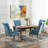 Amdad Tufted Upholstered Fabric Dining Chair with Arms-2077903804-2116762405-2134416179