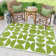 Botho Outdoor Rug Patio Waterproof Reversible Camping Rugs Plastic Straw Rv Rugs for Outside Under Awning Portable Lightweight Carpet for Backyard