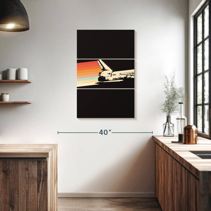 Oberle Spaceship Rainbow, 38" H x 24" W