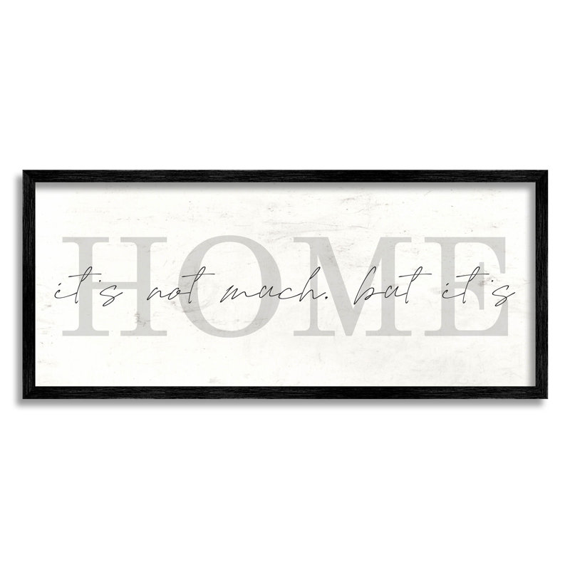 It's It's Little But at-077, Giclée encadrée noir minuit, H 10 po x l 24 po x P 1,5 po