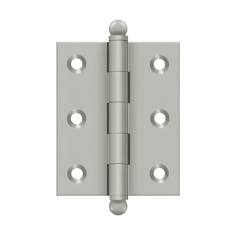 2.5'' x 2'' Butt Bearing Hinge, Brushed Nickel