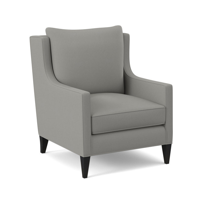 Chaise Callum, Espresso, 100% polyester ivoire Fizz