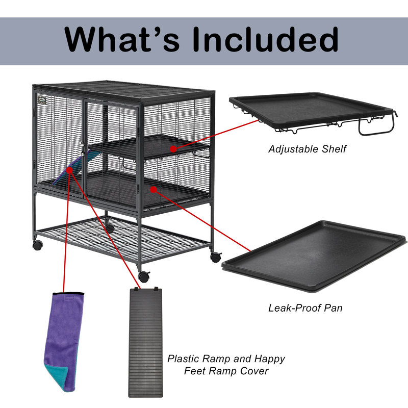Midwest Deluxe Critter Nation Single Unit Small Animal Cage