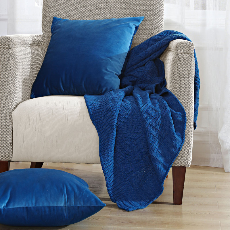 Throw Blanket, Snorkel Blue