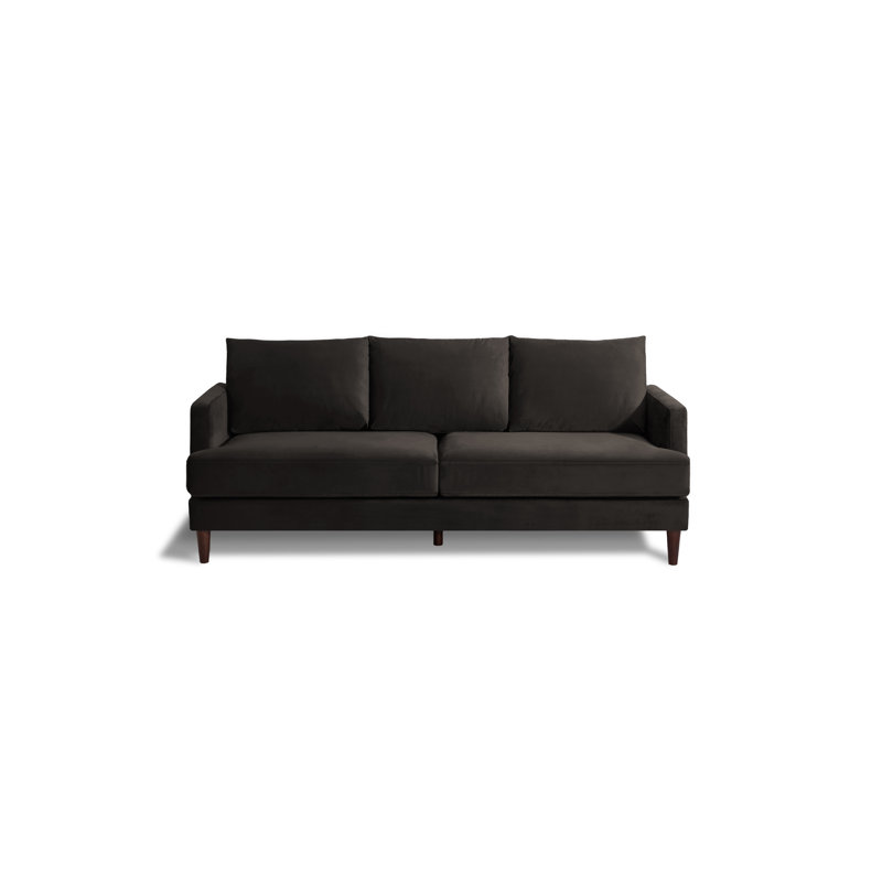Algere 3 Seater Velvet Sofa, Mink Grey