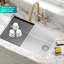 Porte-savon en silicone auto-drainant KRAUS pour comptoir de salle de bain ou de cuisine-97615383