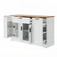 Multi-Functional Storage Sideboard with Adjustable Shelves-1077360388