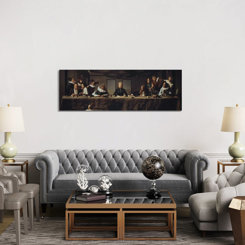 L'Ultima Cena by Igor Voloshin - Wrapped Canvas Panoramic Painting, 152.4 cm H x 50.8 cm W x 3.175 cm D