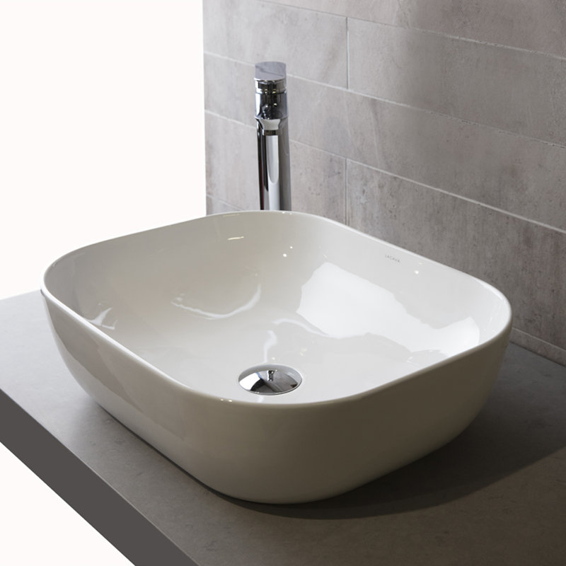 Navi 19.88'' L Bathroom Sink, White