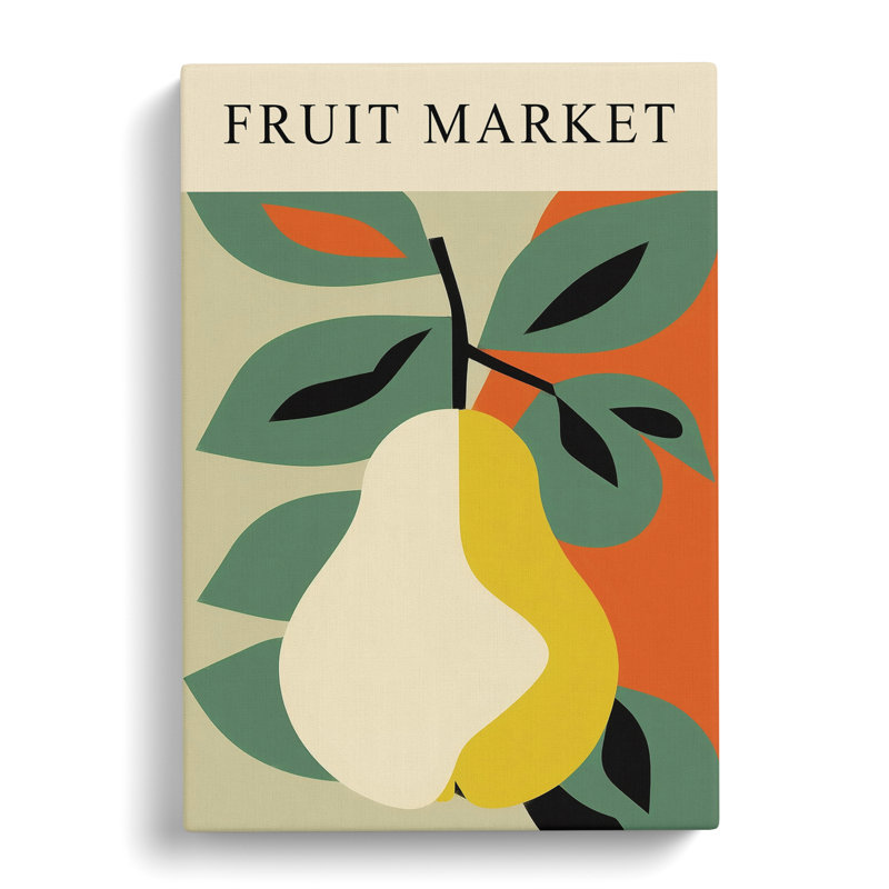 Pear Fruit Market Exhibition Vol.10 - Wrapped Canvas, 50cm H x 35cm W x 3cm D