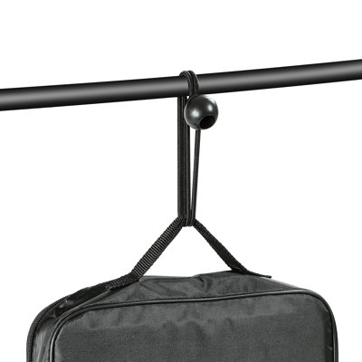 32pc Multi-Color Bungee Cords Includes 10",18",24",32",40" With8''Ball Bungee,J Hook, W/ Zipper Bag
